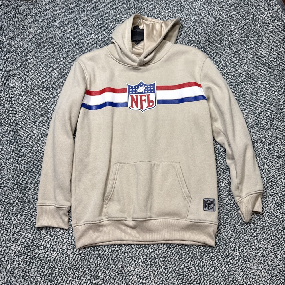 NFL Team Apparel Shield Logo Youth Boys Pullover Hoodie